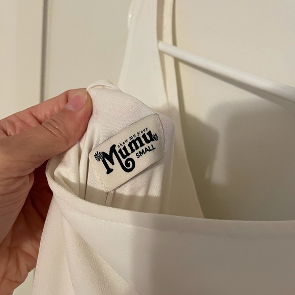 White Bridesmaid or Formal Dress - Picture 3 of 5